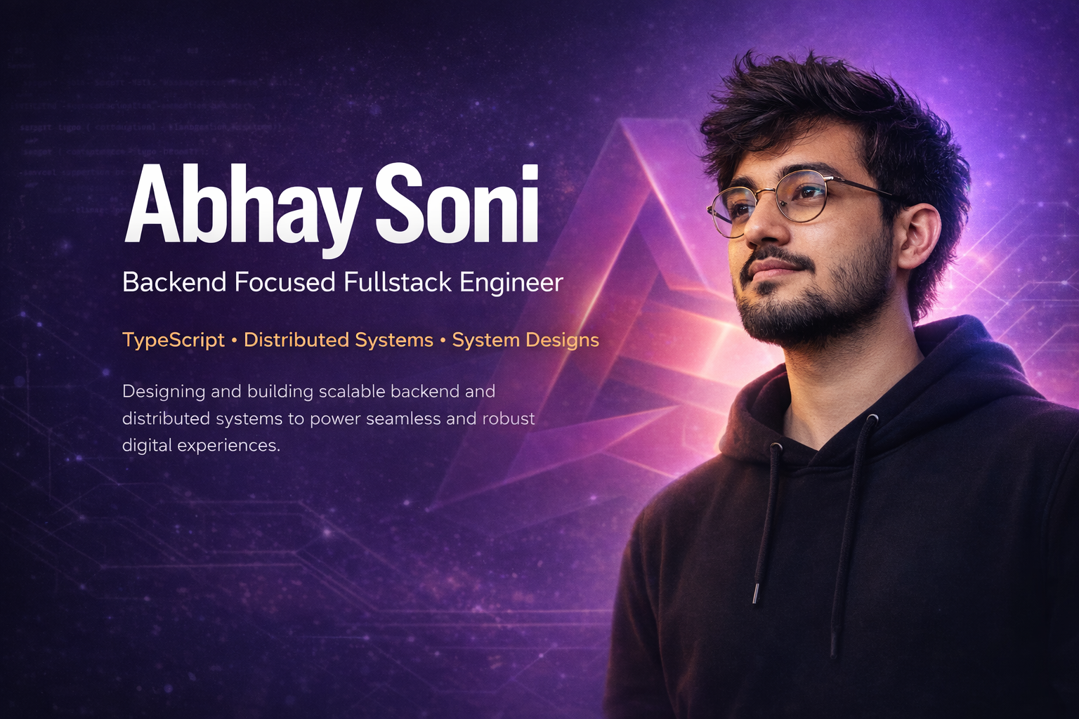 Abhay Soni | Senior Software Engineer — Backend, FullStack, Platform